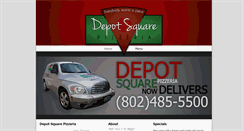 Desktop Screenshot of depotsquarepizzeria.com